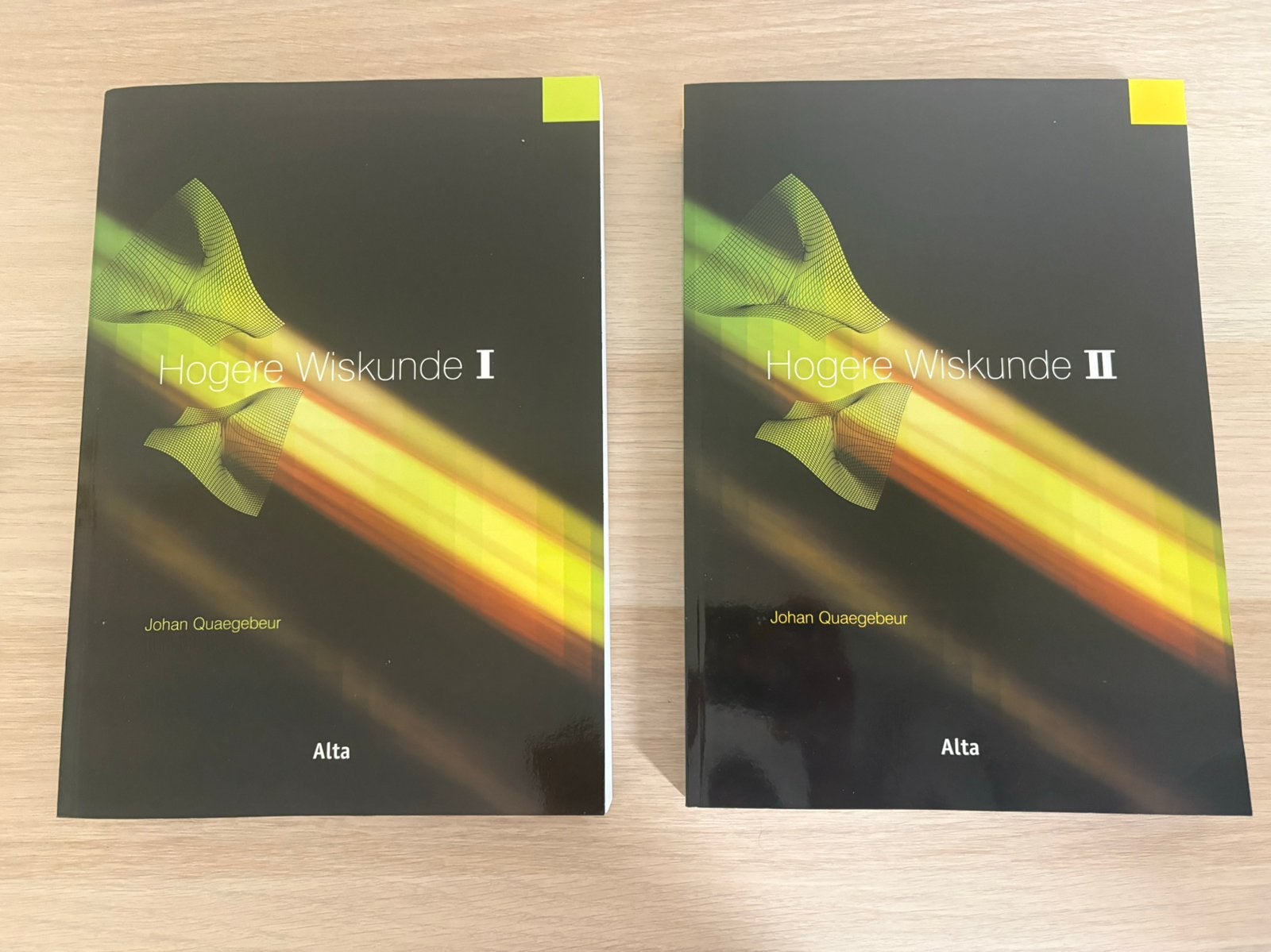 Hogere Wiskunde I & II – Johan Quagebeur (editie 2023), Ophalen, Nieuw, Hoger Onderwijs