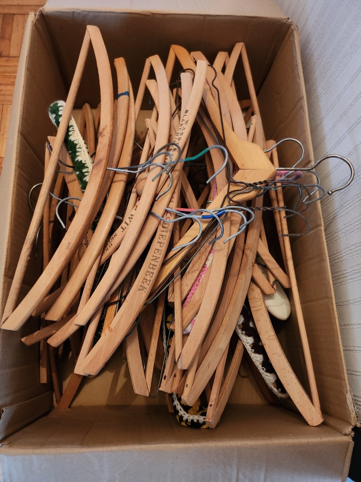 houten kapstokken, Ophalen, Gebruikt, Hout