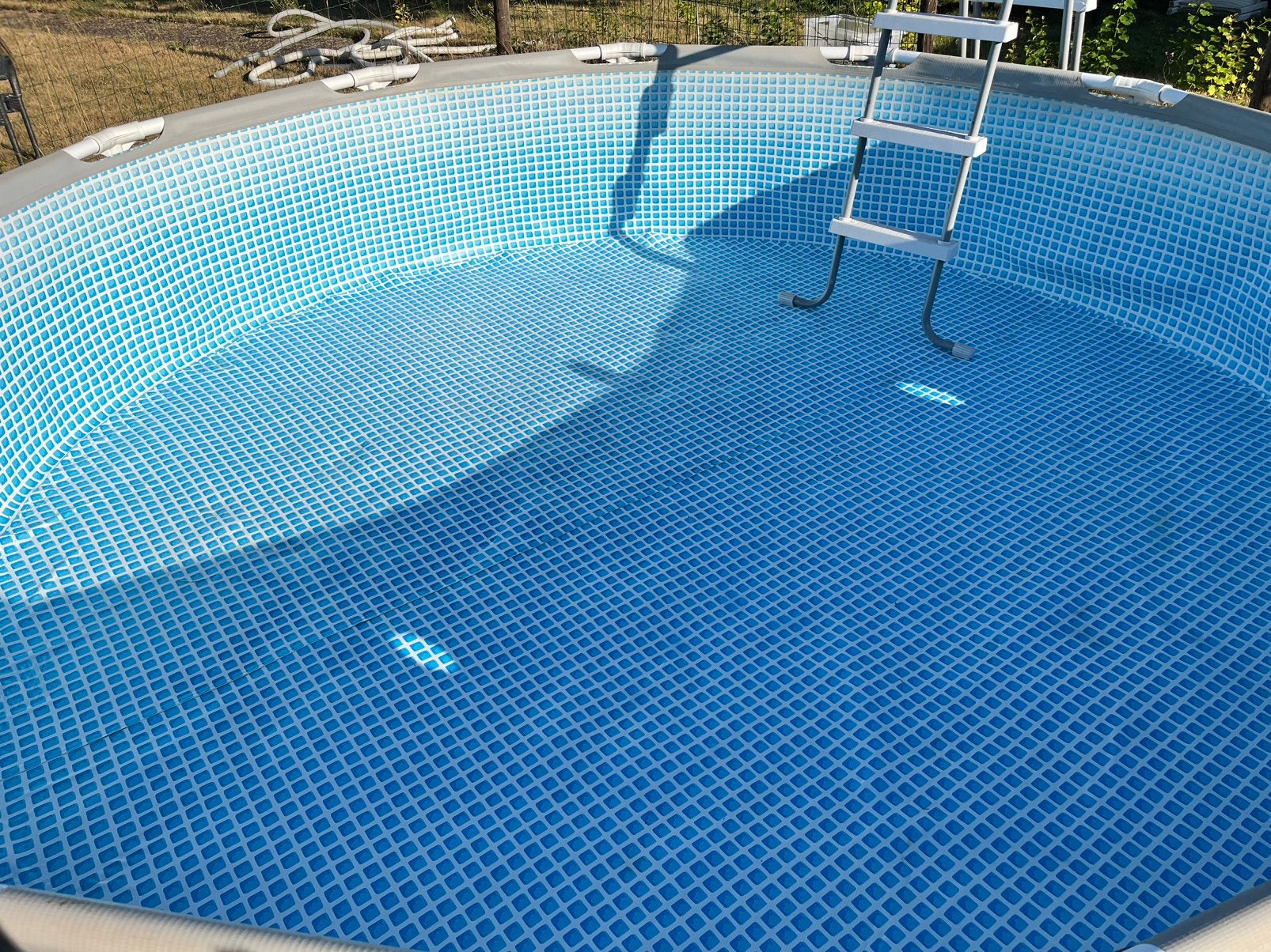 Intex zwembad  met zandfilter sx2100 en volledige uitrusting, Tuin en Terras, Ophalen, Rond, Zo goed als nieuw, Opzetzwembad