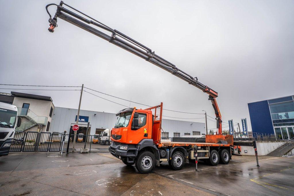 Renault KERAX 430 DXI+PALFINGER 26T/m /5 EXT. (bj 2014), Auto's, Automaat, Euro 5, Achterwielaandrijving, Overige kleuren