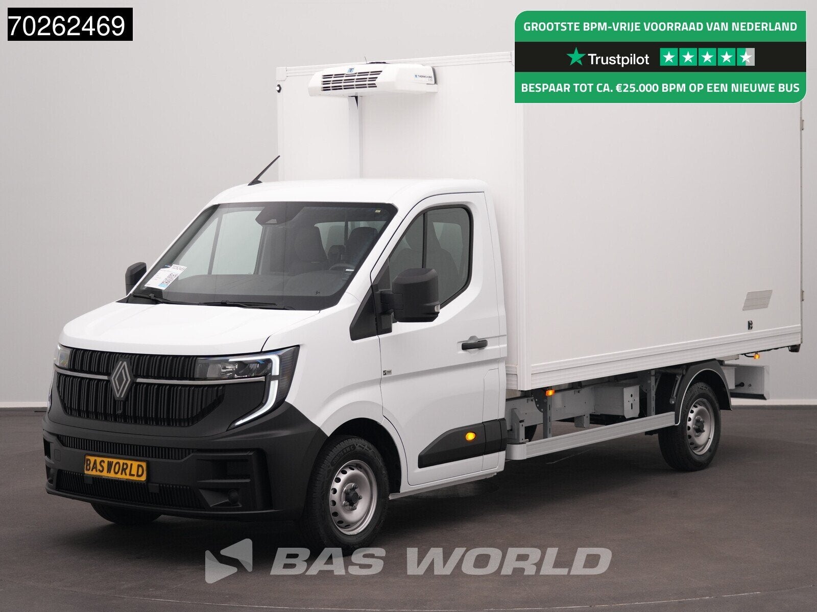 Renault Master 170PK BPM VRIJ! Koelwagen 2025model BPM vrij!, Auto's, Bestelwagens en Lichte vracht, 1998 cc, Stof, Euro 6, 4 cilinders