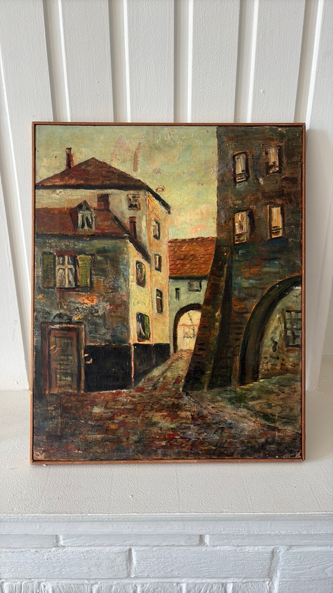 Schilderij met handtekening, Œuvre originale, Enlèvement ou Envoi, Autres sujets, Autres techniques