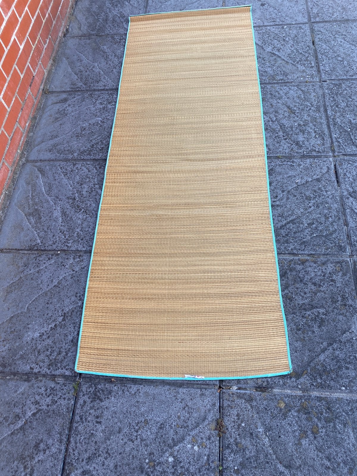 Strandmat in riet maat 180 cm x 60 cm