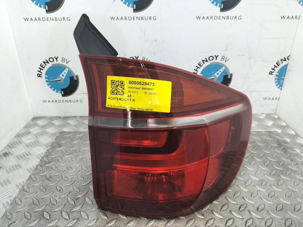 BMW X5 E70LCI 40D X-DRIVE ACHTERLICHT R 2012, Autos : Pièces & Accessoires, Éclairage, Utilisé, ARN reconnu, Stiba membre, Reconnu durable