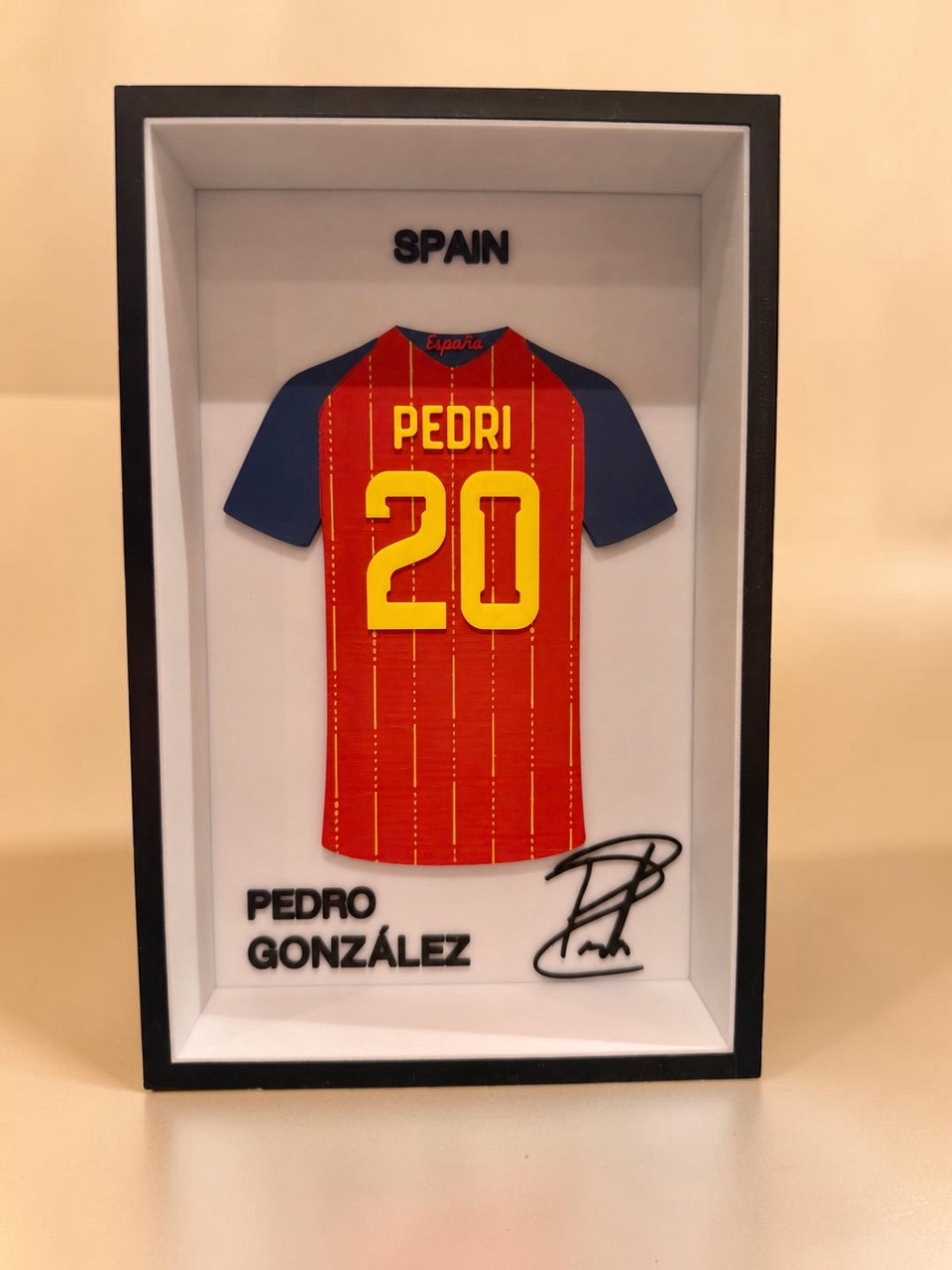 Pedri - Spanje Shirt + handtekening, Enlèvement ou Envoi, Neuf, Autres types