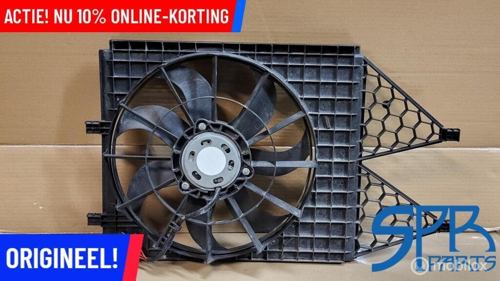 KOELVIN VENTILATOR Vw POLO 6R 6C 6R0121207 FAN 1.0 MPI 1.2, Gebruikt, Ophalen of Verzenden, Skoda, Skoda
