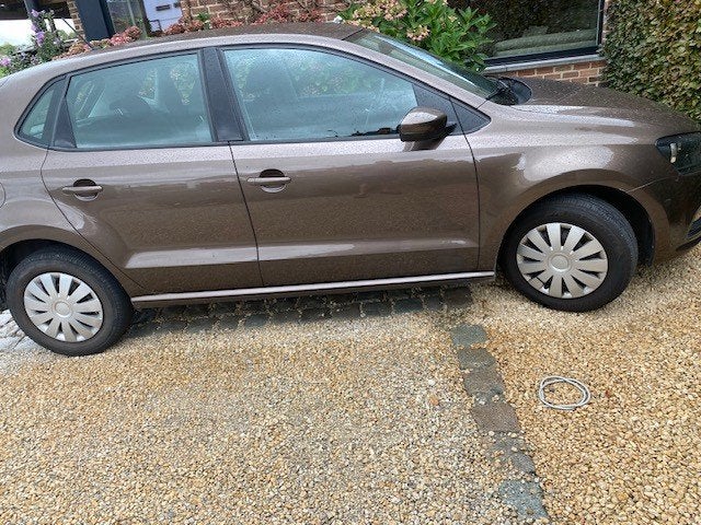 VW polo trendline 1.0 2016, Elektrische ramen, Zwart, Bruin, 5 deurs