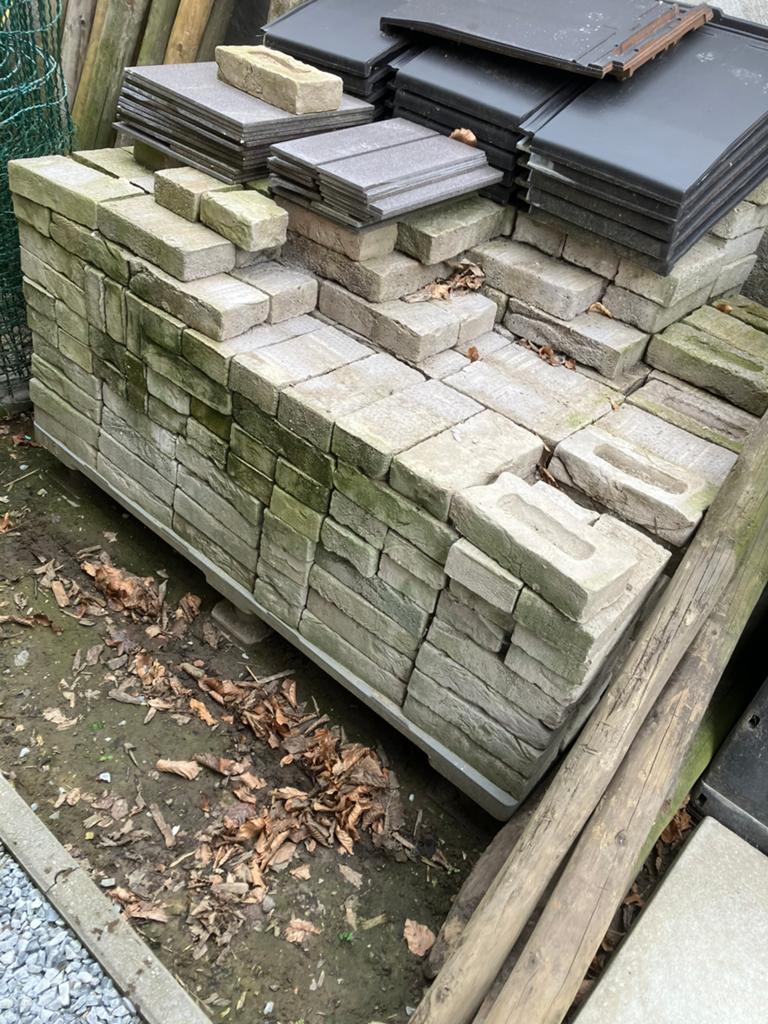 Wienerberger Agora Agaatgrijs overschot, Doe-het-zelf en Bouw, Metselstenen, Ophalen, Zo goed als nieuw