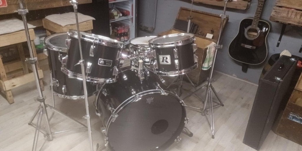 Vintage drumstel rogers R5, Muziek en Instrumenten, Ophalen, Gebruikt, Overige merken