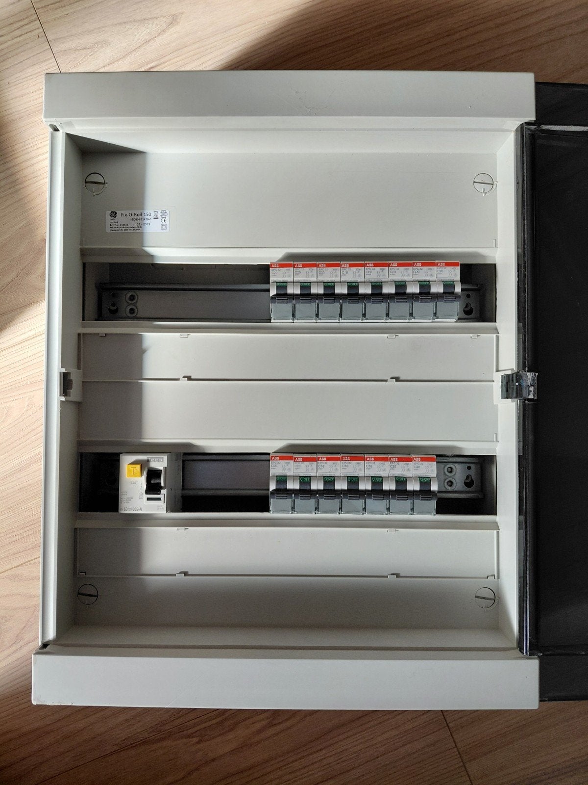 ABB Vynckier Fix o Rail kast + ABB Unibis, Enlèvement ou Envoi, ABB, Interrupteur