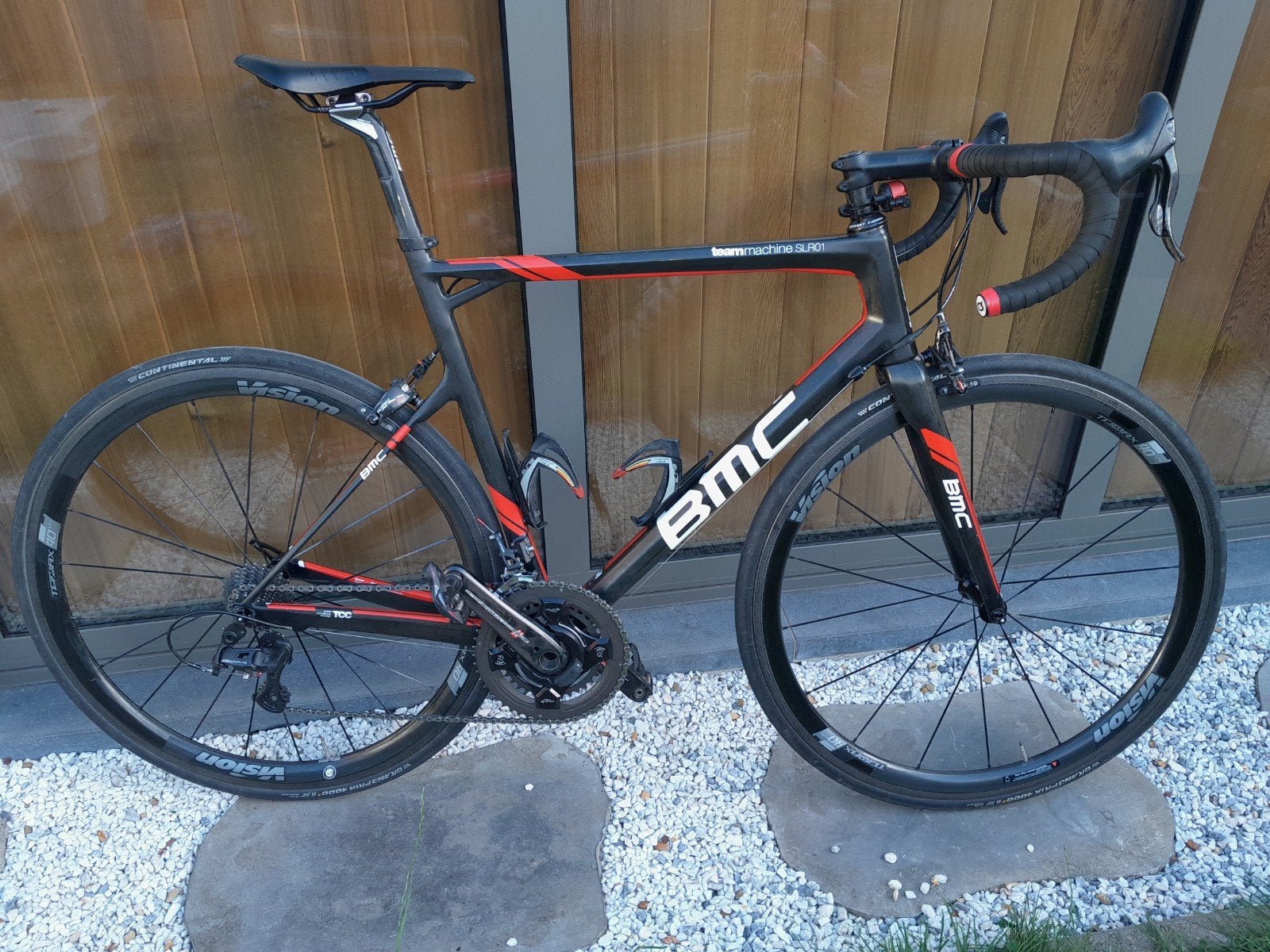 racefiets M55 BMC SLR01met powermeter, Fietsen en Brommers, Carbon, Zo goed als nieuw, Meer dan 20 versnellingen, 53 tot 57 cm