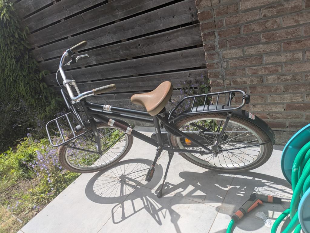 Fiets 22 inch, Ophalen