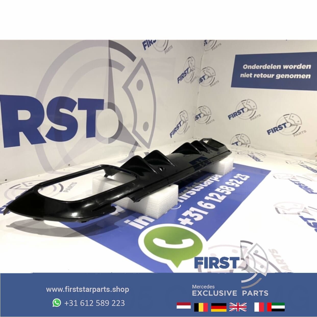 W205 FACELIFT C63 AMG DIFFUSER Mercedes C Klasse 2014-2021 O, Utilisé, -, -, Enlèvement ou Envoi