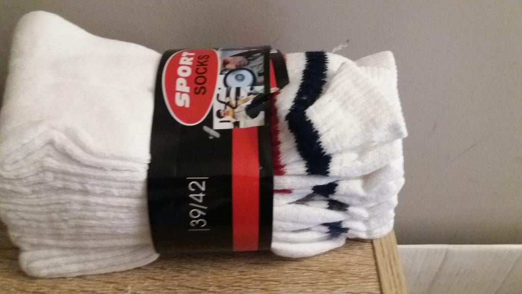 Lot 7 paires chaussettes tennis NEUVES (P39-42) - GRATUIT !!, Enlèvement ou Envoi