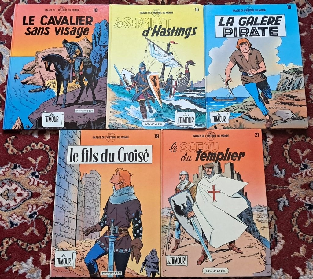 Les Timour - 5 album, Livres, Plusieurs BD, Enlèvement ou Envoi, Utilisé, Dupuis