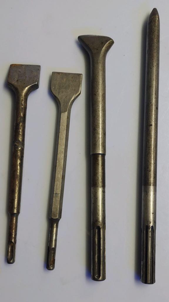 Ensemble de ciseaux SDS + burin à pointe pour marteau de dém, Bricolage & Construction, Enlèvement ou Envoi