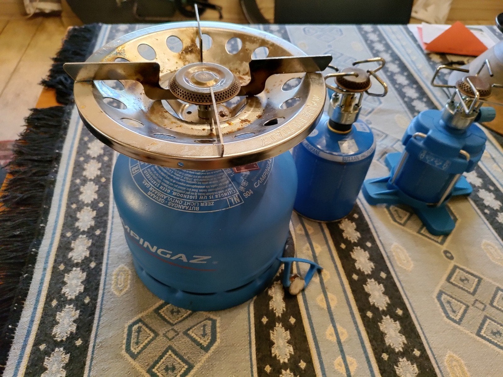 Gasflessen CampingGaz butaan propaan kamperen, Ophalen, Gebruikt