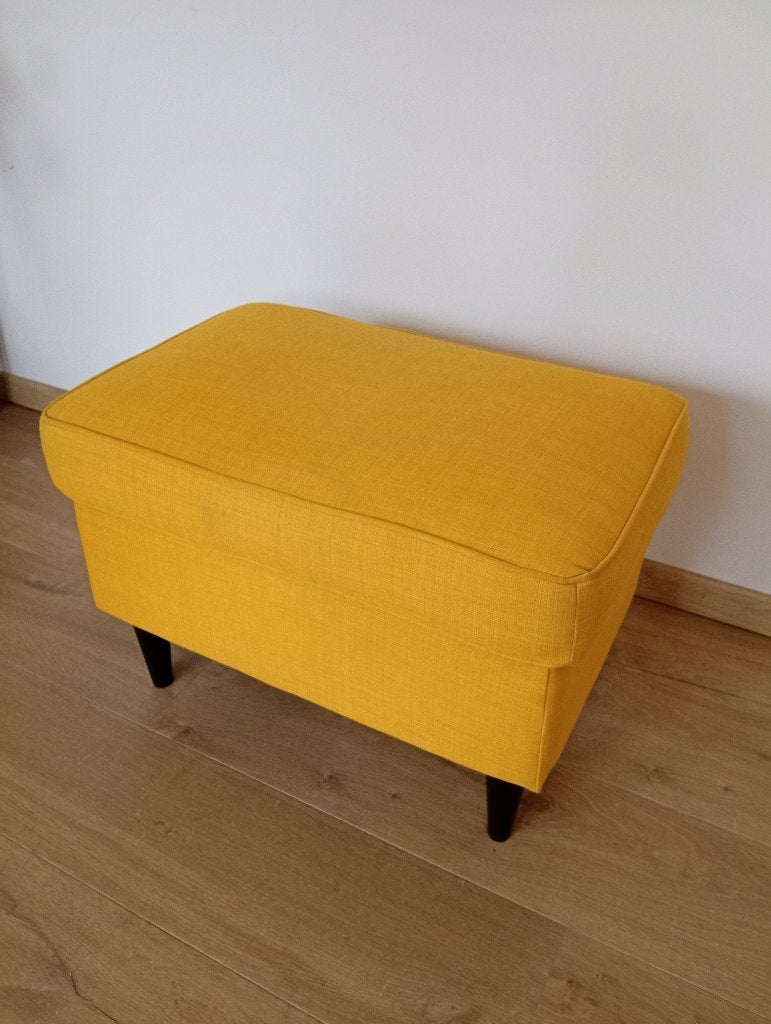 Voetenbank IKEA Strandmon, Enlèvement, Utilisé, Rectangulaire, Moins de 50 cm