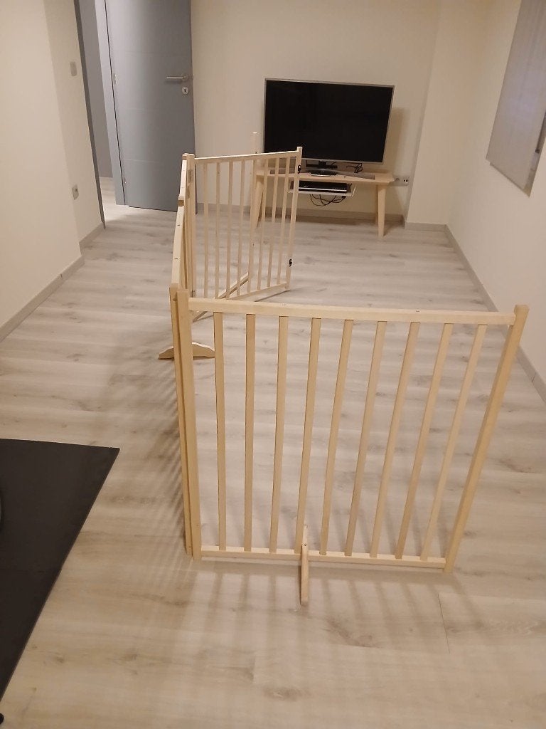 Houten hek, Dieren en Toebehoren, Overige merken, Ophalen, Zo goed als nieuw, Hondenren