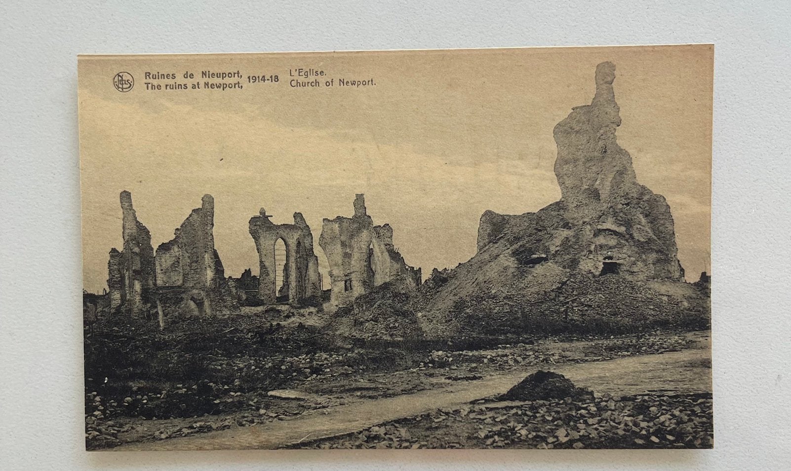 Prachtige Oude Prentbriefkaart WWI – Ruïnes Nieuwpoort, Collections, Cartes postales | Belgique, Flandre Occidentale, Enlèvement ou Envoi