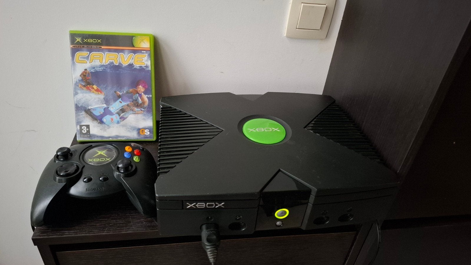 Xbox original in goede staat met controller en een game, Ophalen of Verzenden