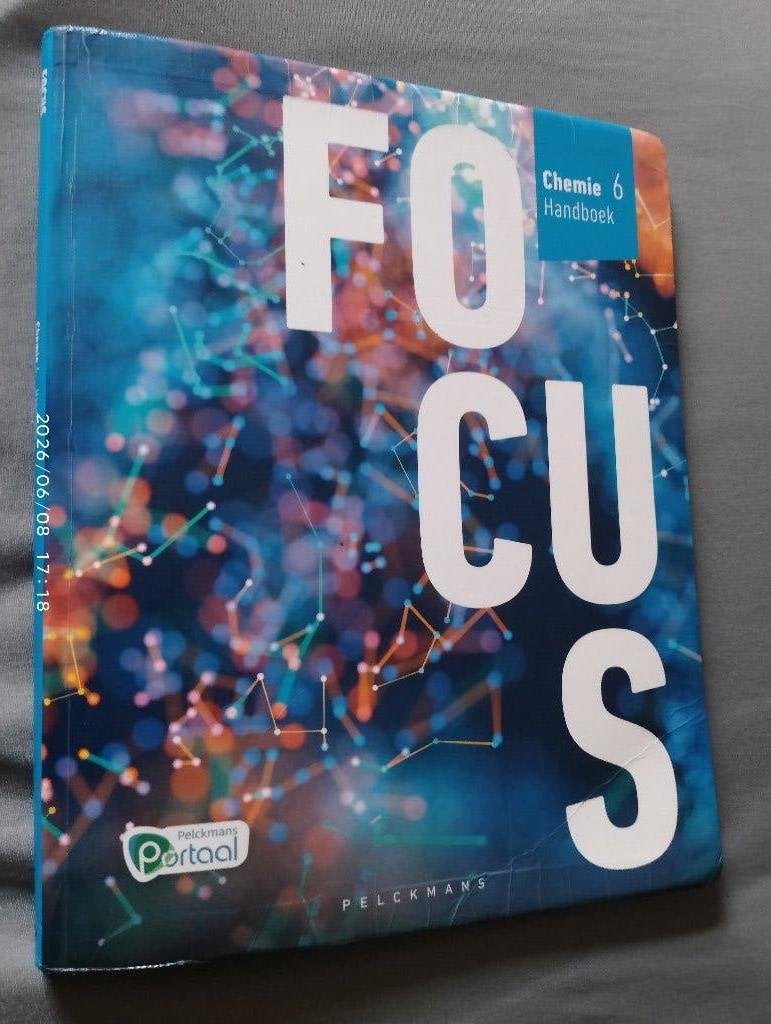 Manuel Focus Chemistry 6, isbn voir photo, avec pièce jointe, Livres, Livres scolaires, Enlèvement ou Envoi, Secondaire, Pelckmans