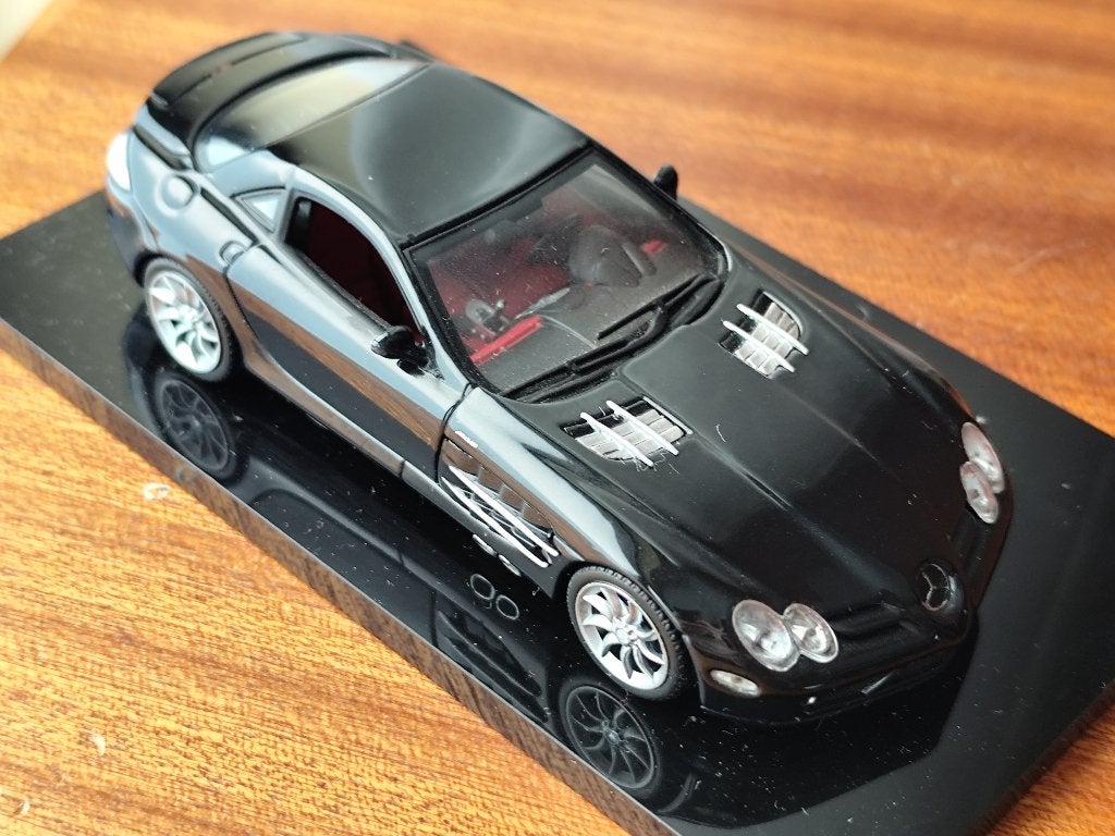 Minichamps Mercedes SLR McLaren B6 696 1975, Ophalen of Verzenden, Zo goed als nieuw, Auto, MiniChamps