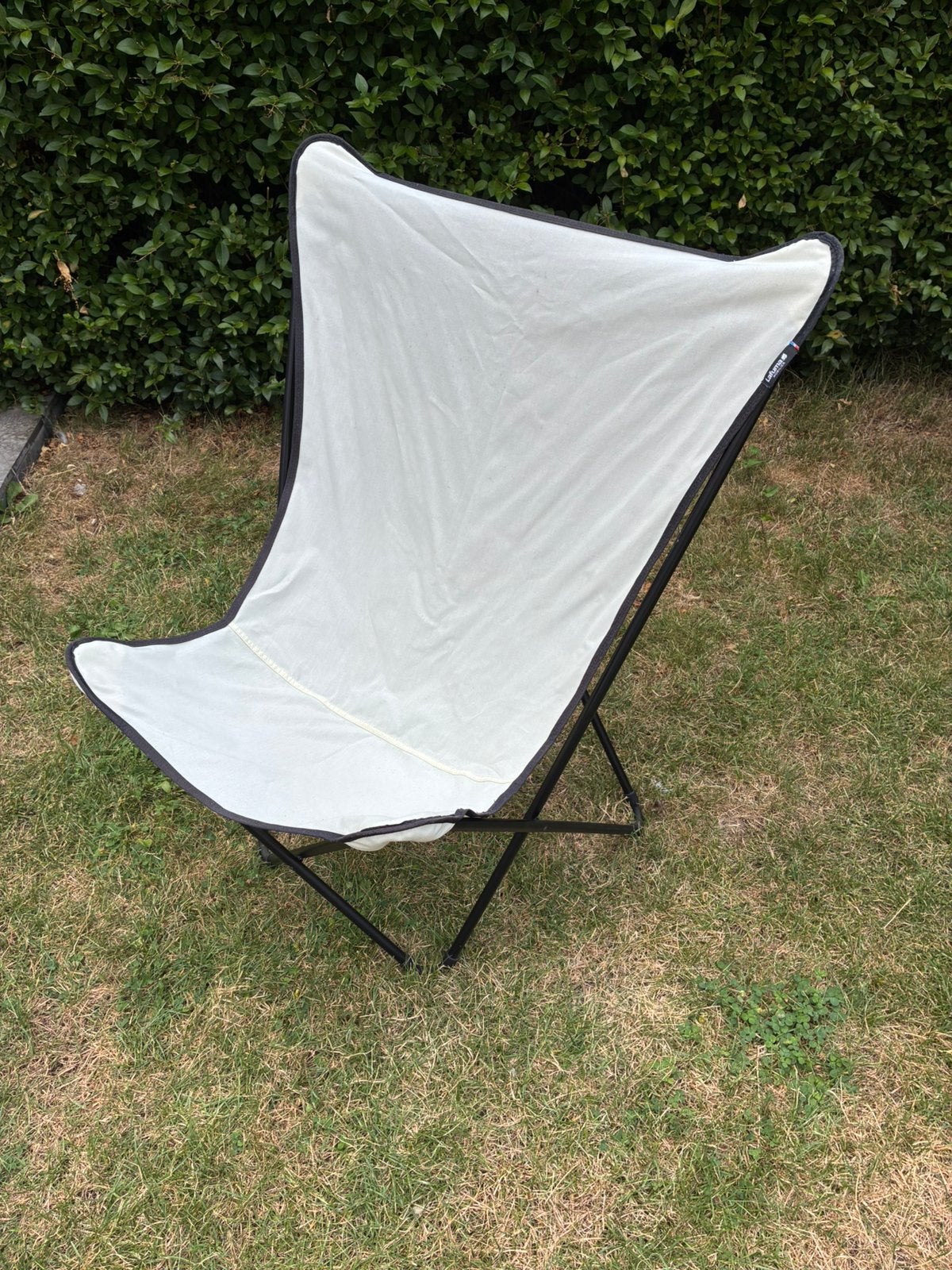 Lafuma Mobilier plooibare vlinderstoel – crème/beige, Enlèvement, Utilisé