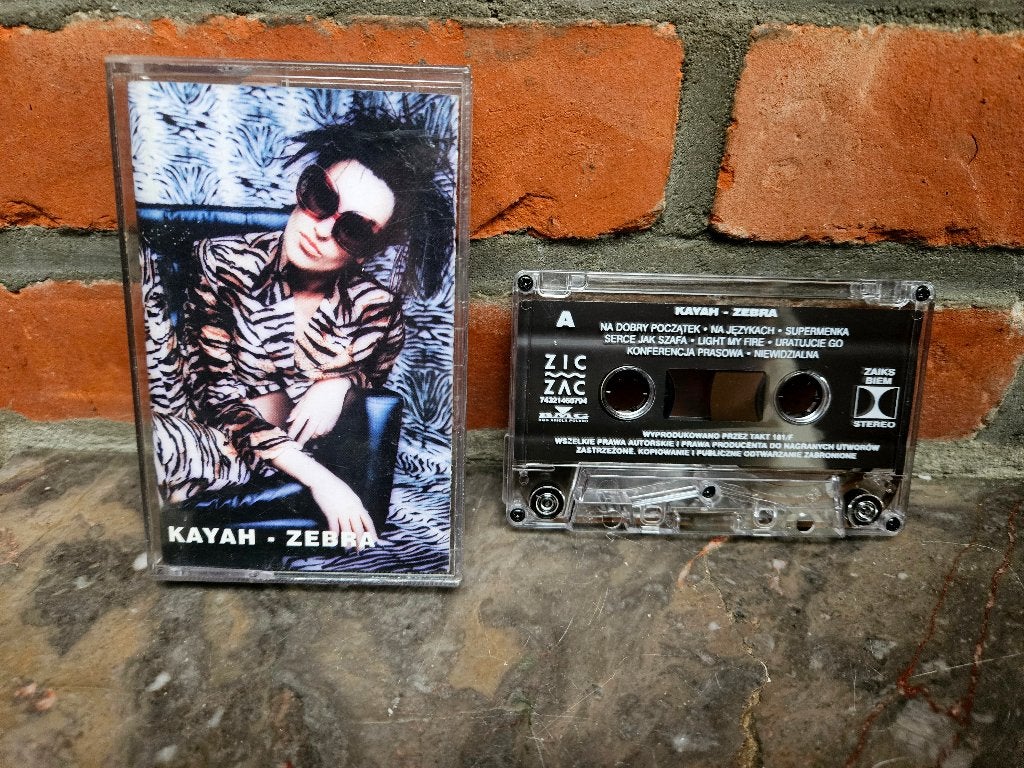 Kayah – Zebra cassette | pop / Polish music, Enlèvement ou Envoi, Pop