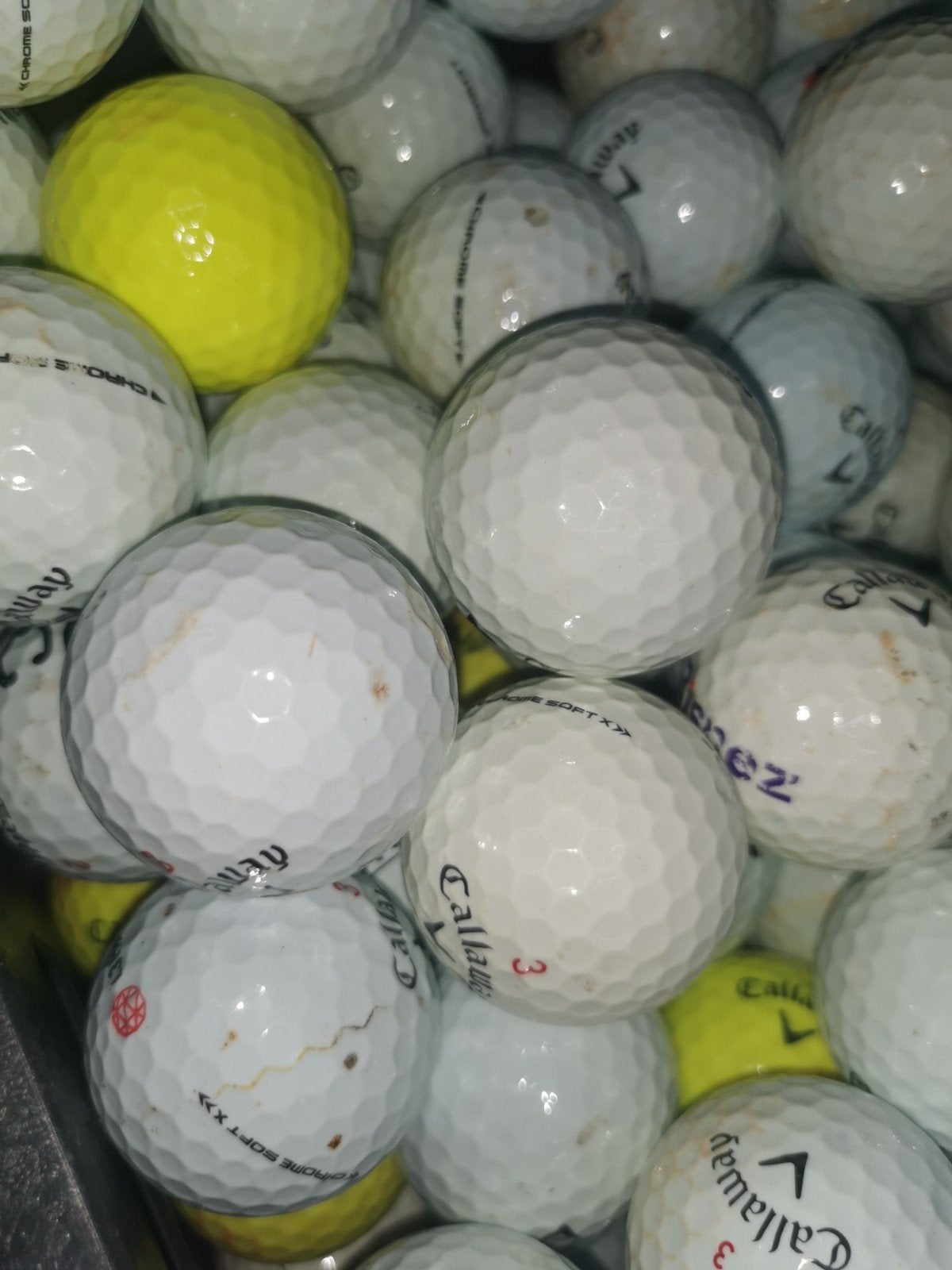 Callaway chrome soft golfballen 100 stuks, Sports & Fitness, Enlèvement ou Envoi, Callaway