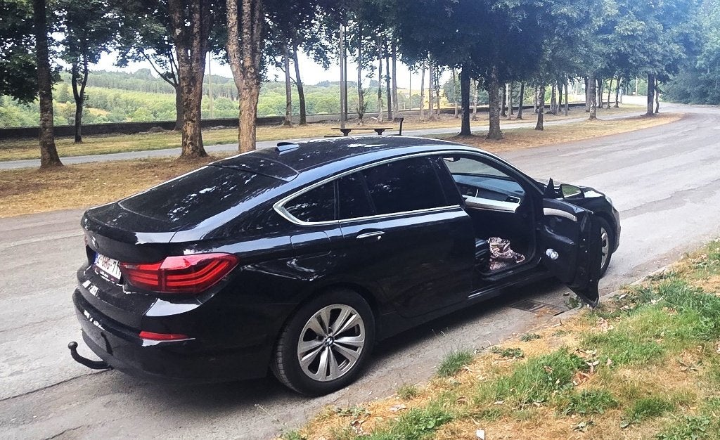 BMW 520 GT 2016, 159dkm. euro 6 in perfecte staat! trekhaak, Auto's, Zwart, 5 deurs, Particulier, Te koop