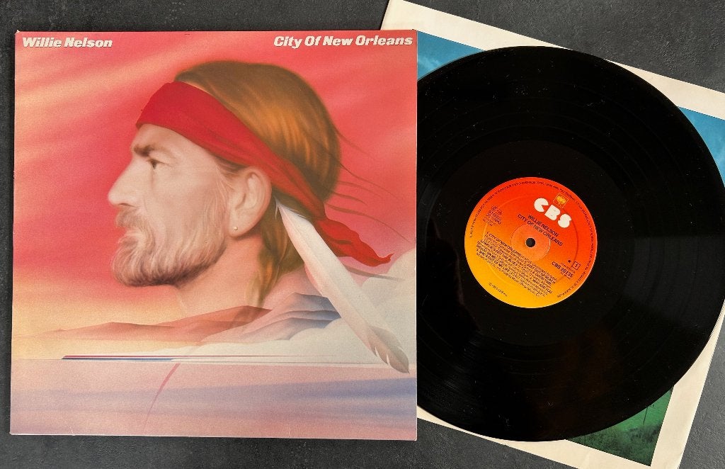 WILLIE NELSON - City of New Orleans ( LP; NMINT ), CD & DVD, Enlèvement ou Envoi, Comme neuf, Avec pochette intérieure, Country