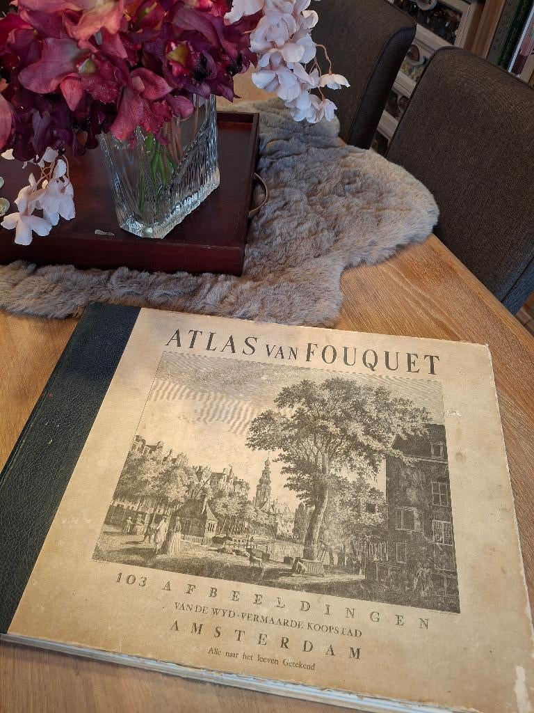 Atlas “103 afbeeldingen Amsterdam,gravures, Boeken, Ophalen