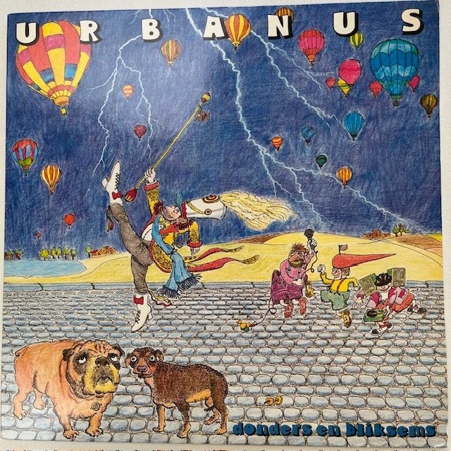 LP URBANUS - DONDERS EN BLIKSEMS, LP, Ophalen of Verzenden, Zo goed als nieuw, Inclusief binnenhoes