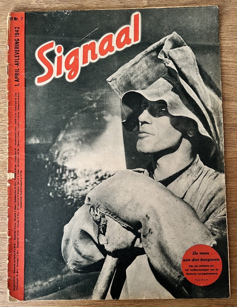 Signaal 7 - 1942 - Tijdschrift, Boeken, Ophalen of Verzenden, Algemeen, Tweede Wereldoorlog, Gelezen