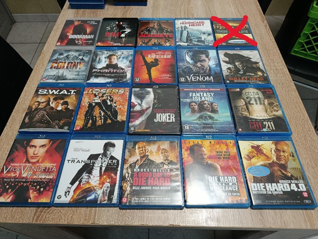 Blu-rays te koop 5 + 1 gratis, Enlèvement ou Envoi, Comme neuf, Action, Coffret
