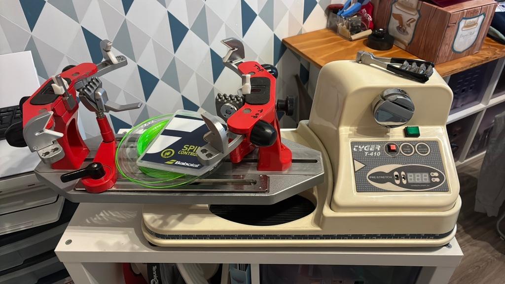 bespanningmachine Tennis , badmington , squash, Ophalen, Gebruikt, Overige typen, Overige merken