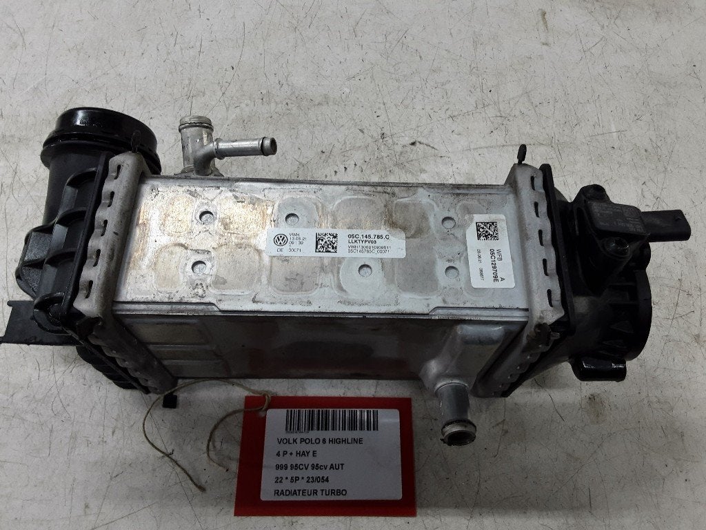 ECHANGEUR AIR Volkswagen Polo VI (AW1) (05C145785C), Volkswagen, Mevr. I. Hauben, Utilisé, Rue de l'Espoir 34 34
4030  GRIVEGNÉE, BE
