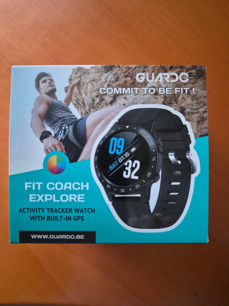 Activity tracker horloge, Ophalen of Verzenden, Nieuw, Zwart, Guardo