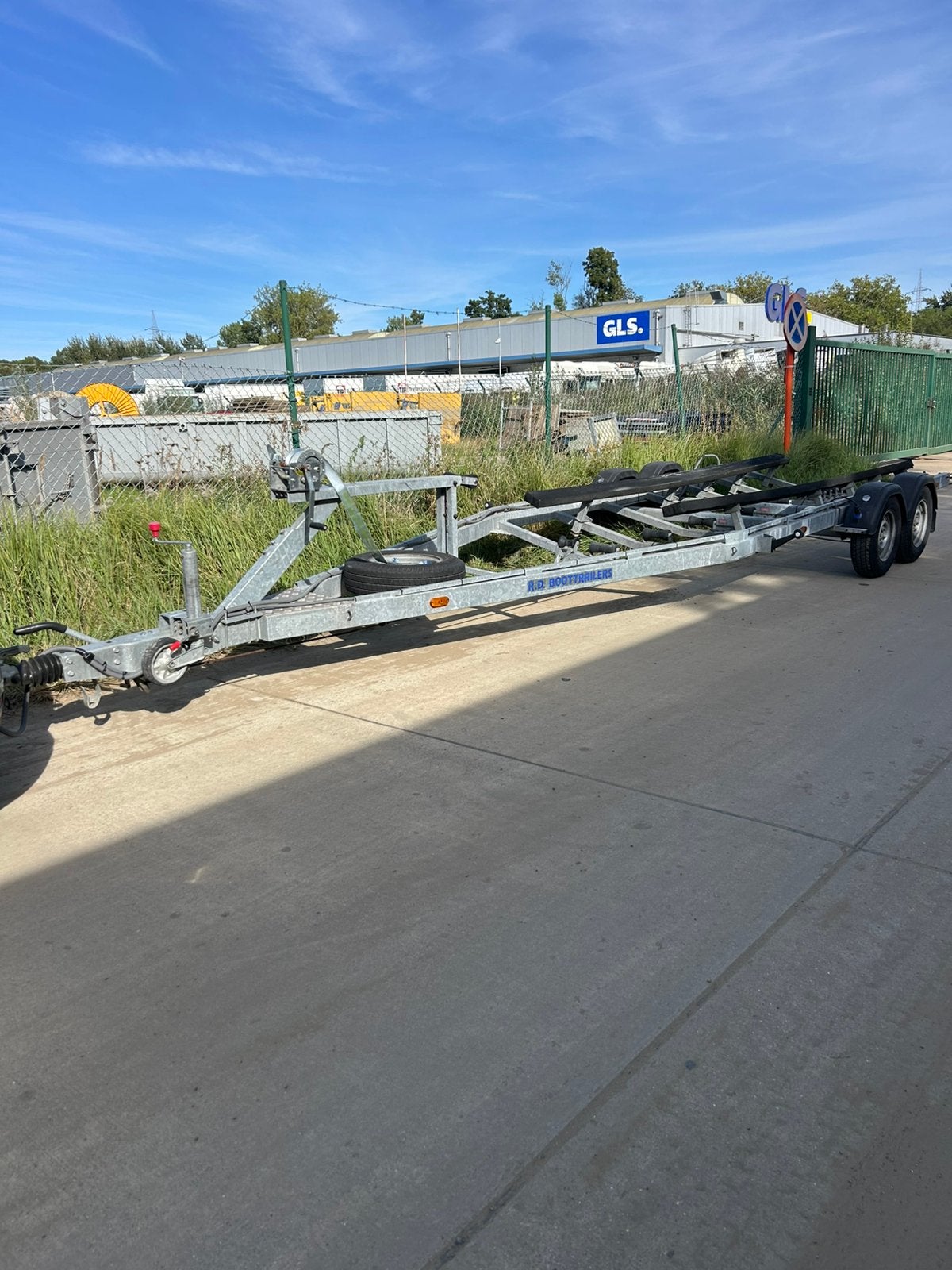 Boot trailer, Ophalen, Gebruikt, 6 tot 9 meter, Verstelbare verlichting