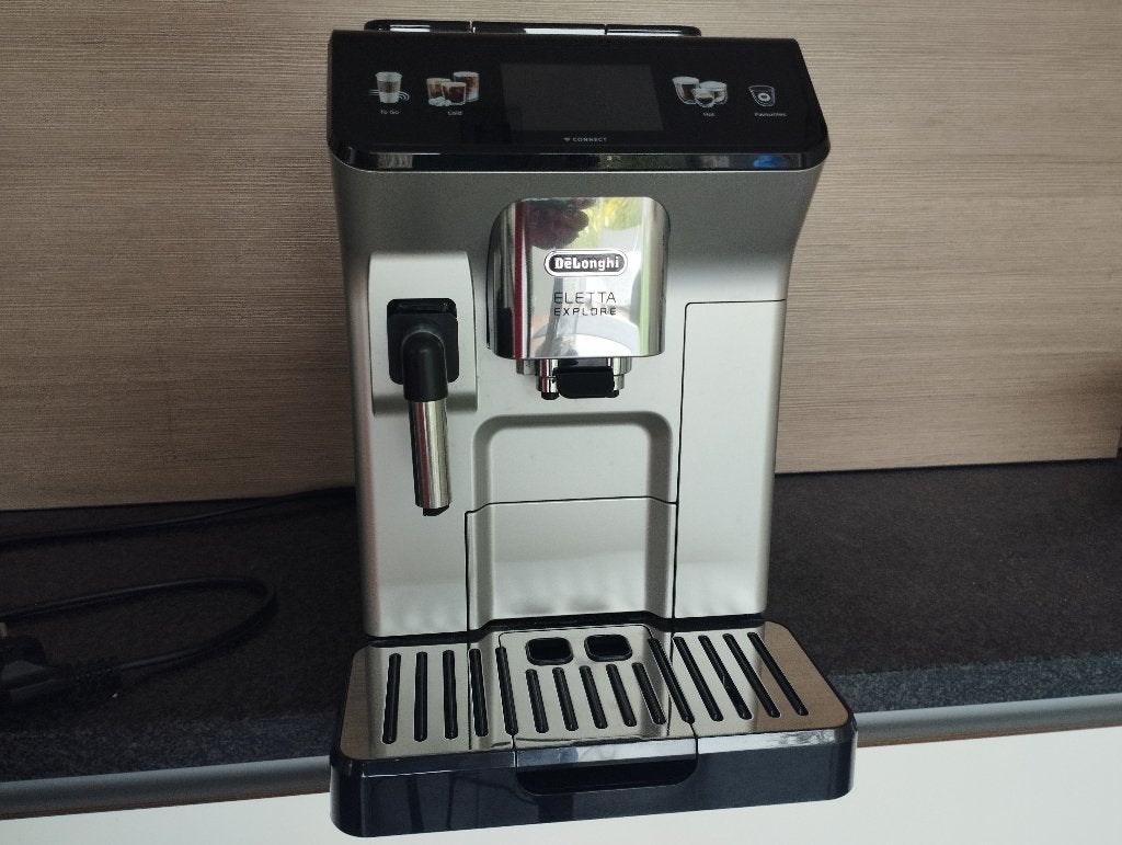 Espresso Delonghi Eletta explore, Elektronische apparatuur, Ophalen, Afneembaar waterreservoir, Espresso apparaat, Zo goed als nieuw