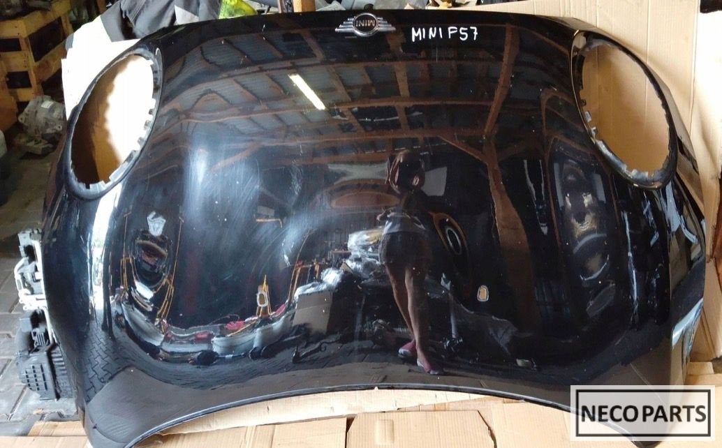 MINI COOPER F57 MOTORKAP ORIGINEEL COMPLEET ALLES LEVERBAAR, Arrière, -, Haillon arrière, -