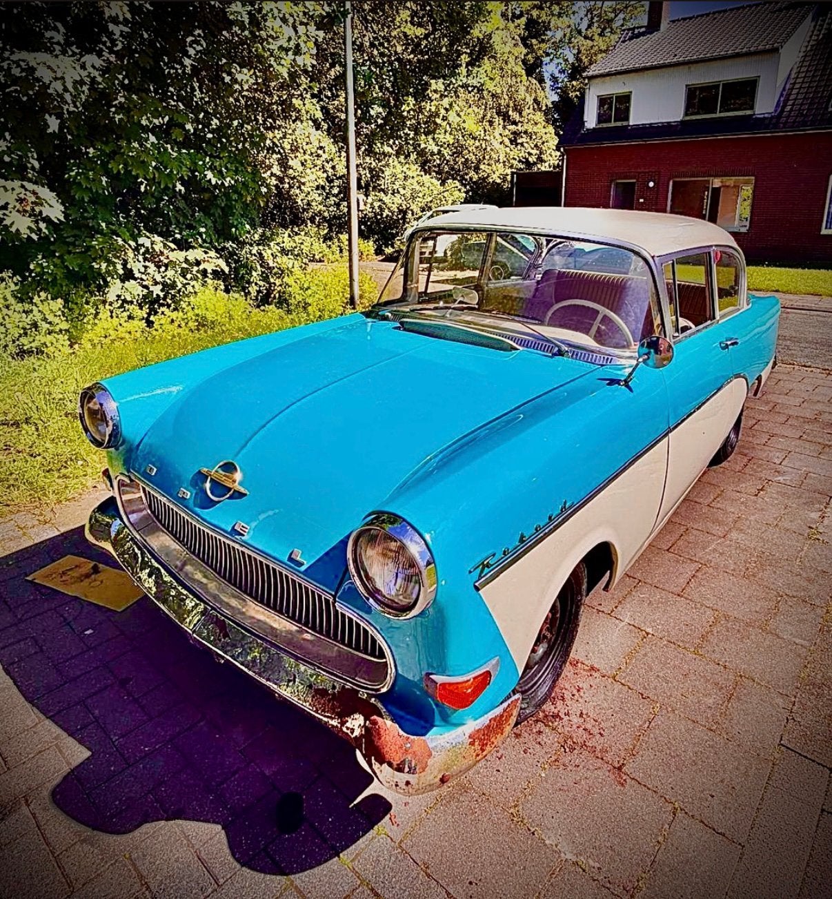 Opel rekord P1 van 1958, Autos, Oldtimers & Ancêtres, Cuir, Achat, Boîte manuelle, 2 portes