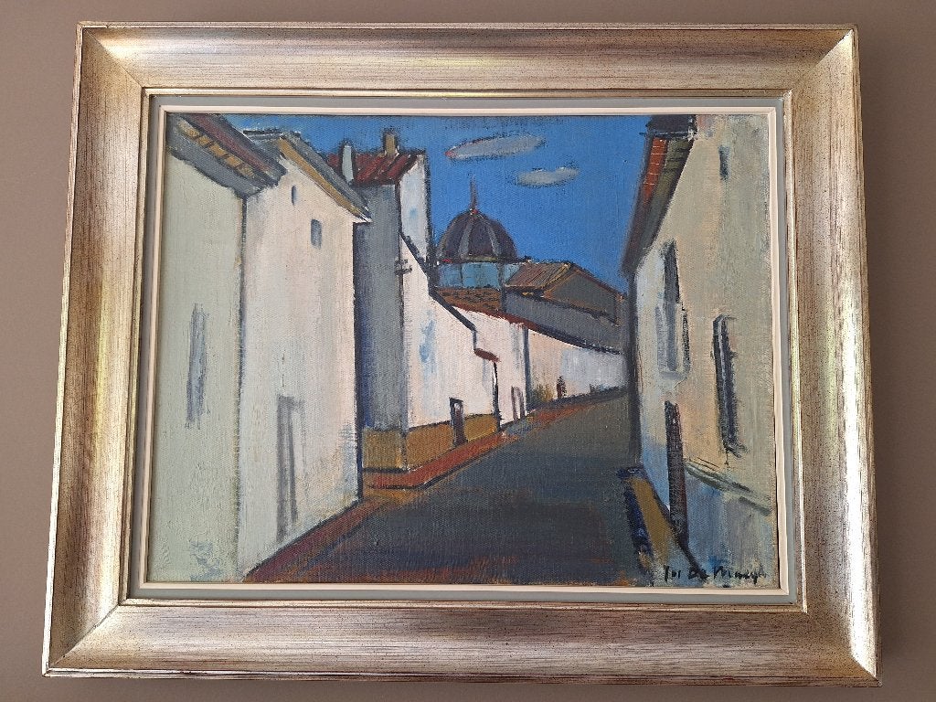 schilderij, Antiquités & Art, Enlèvement, Classique, Paysage urbain / rural