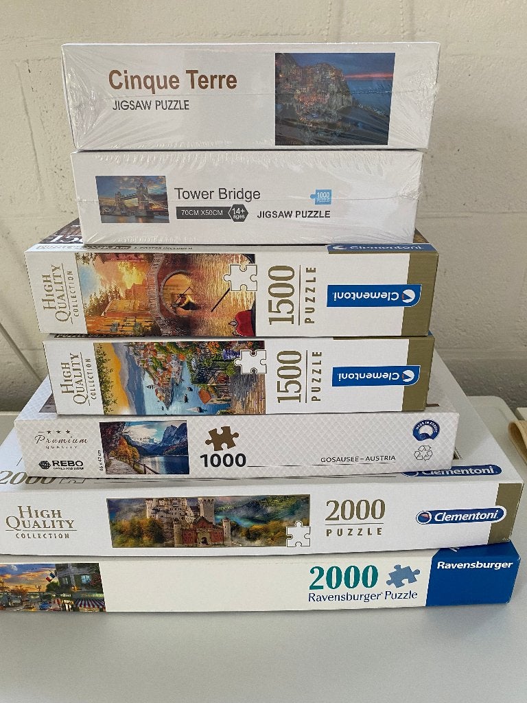 Puzzels, Hobby en Vrije tijd, Ophalen, Meer dan 1500 stukjes, Zo goed als nieuw, Legpuzzel