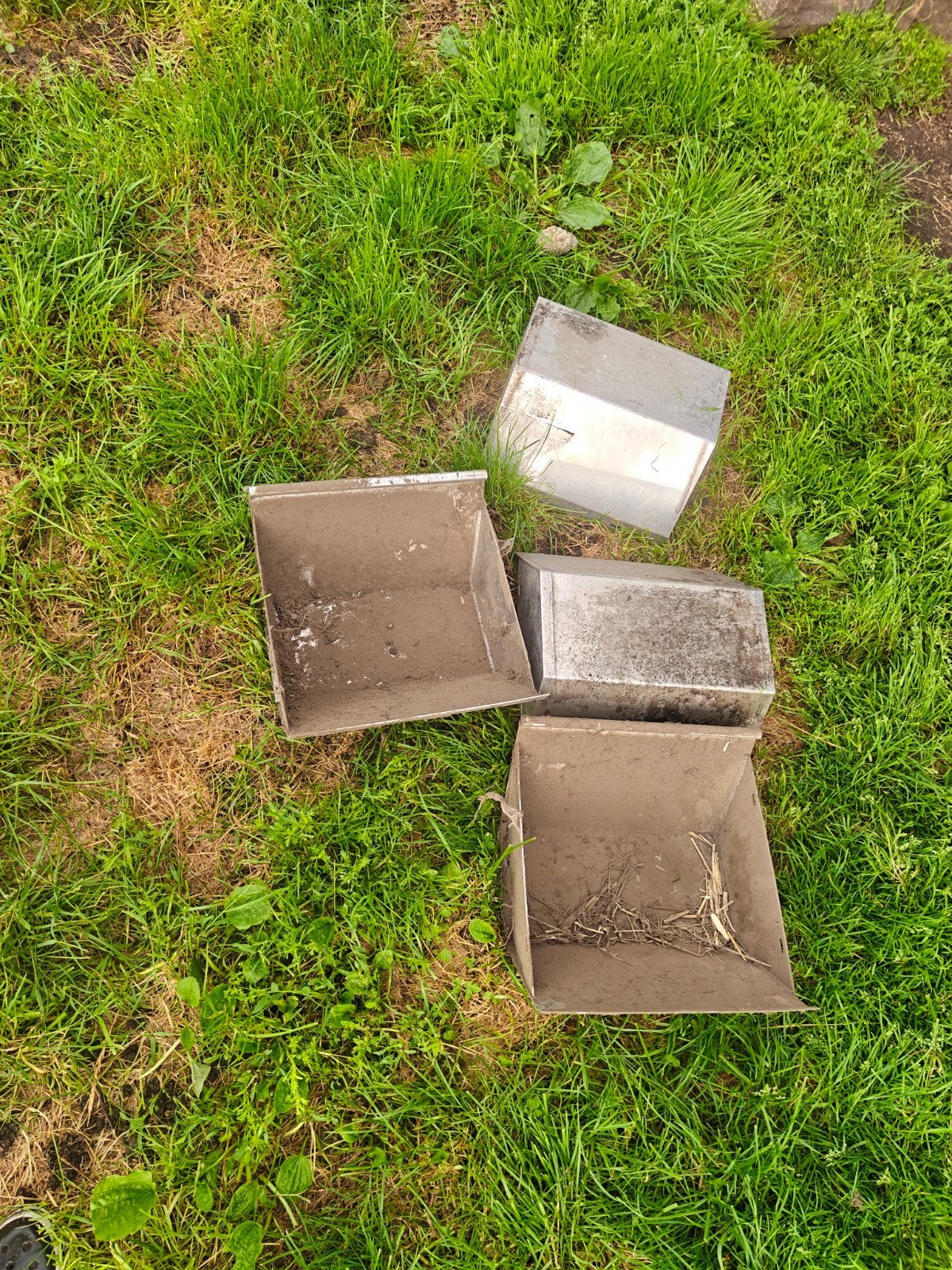 4 inox eetbakken, Dieren en Toebehoren, Ophalen