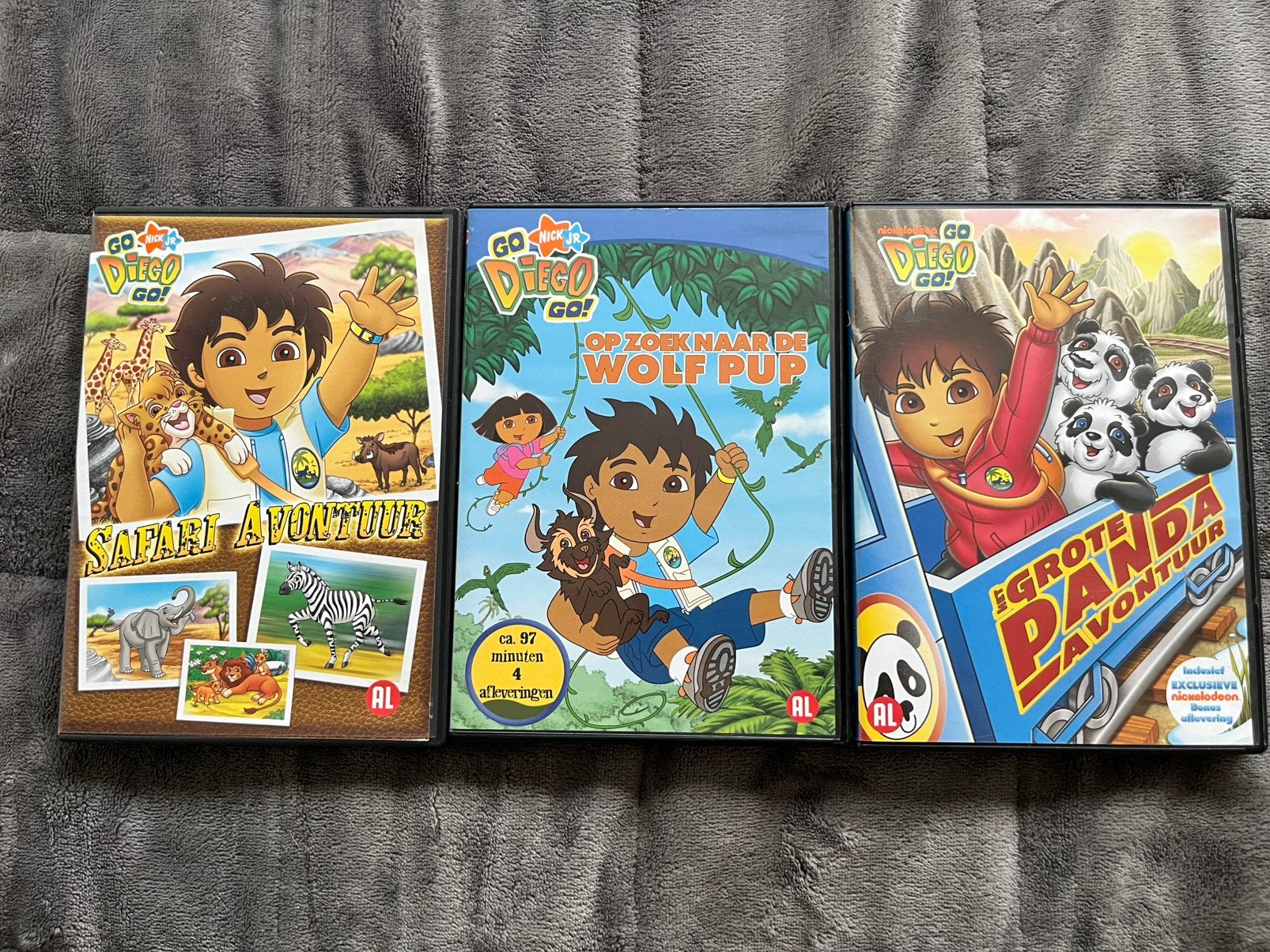 3 dvd’s Diego, Ophalen, Zo goed als nieuw