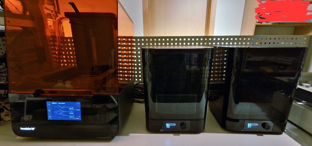 Formlabs Form 3 3D Printer + Wash en Cure Stations, Computers en Software, 3D Printers, Ophalen, Gebruikt, Ingebouwde Wi-Fi, Resin/Hars