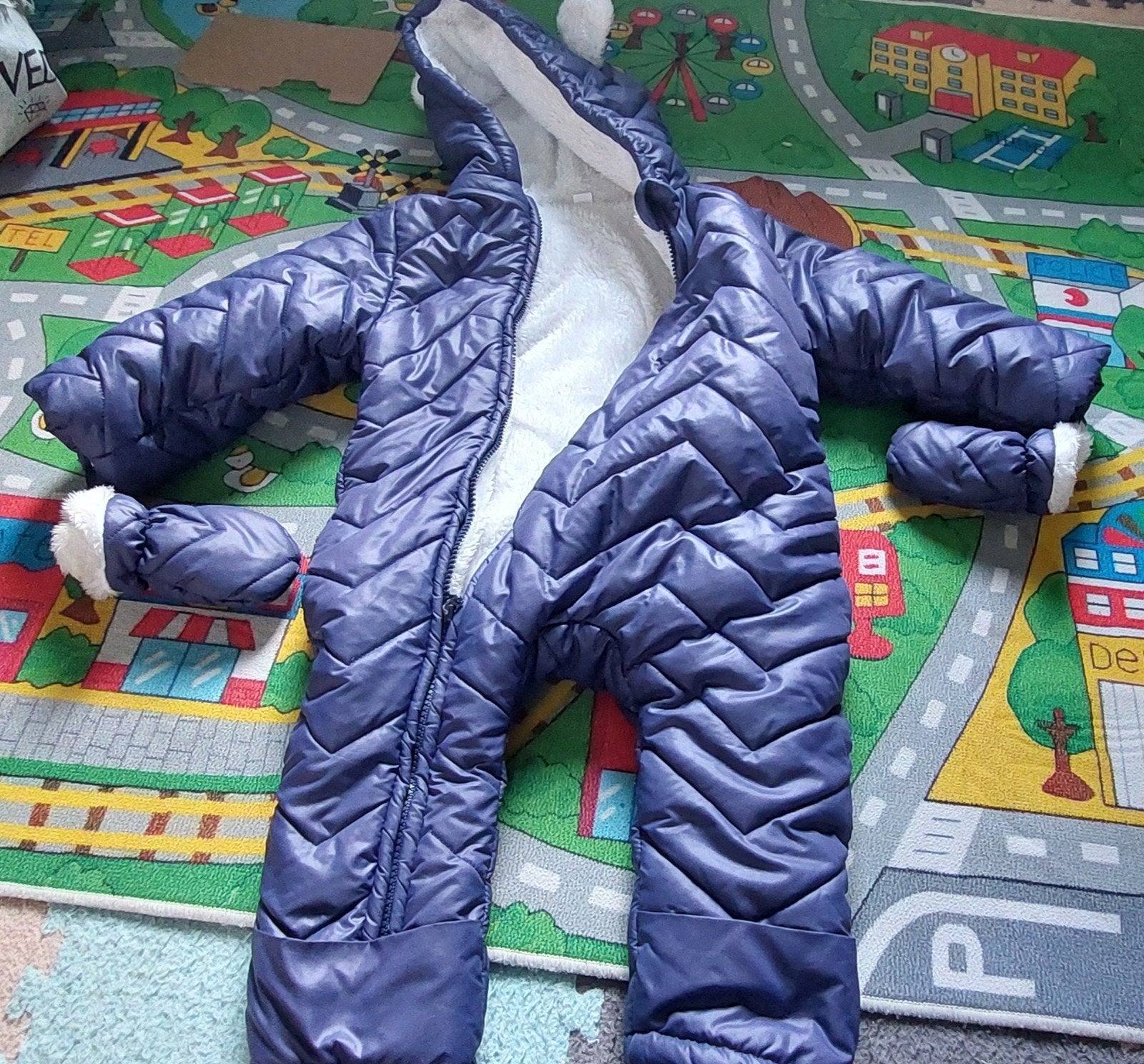 Combinaison de ski fourrée pour bebe 80 86, Kinderen en Baby's, Babykleding | Maat 86, Zo goed als nieuw, Jongetje of Meisje, Overige typen