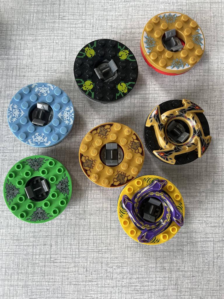 LEGO NINJAGO spinners, Kinderen en Baby's, Speelgoed | Duplo en Lego, Ophalen, Lego, Zo goed als nieuw, Losse stenen